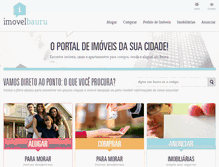 Tablet Screenshot of imovelbauru.com.br